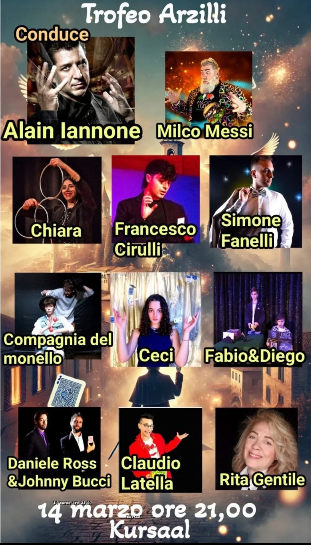 il concorso magico Trofeo Arzilli di S. Marino presentato da Alain Iannone