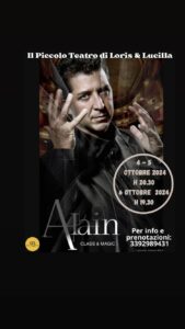 Alain al piccolo teatro di Loris e Lucilla